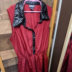 Women's Red Tank Top Dress Size Small